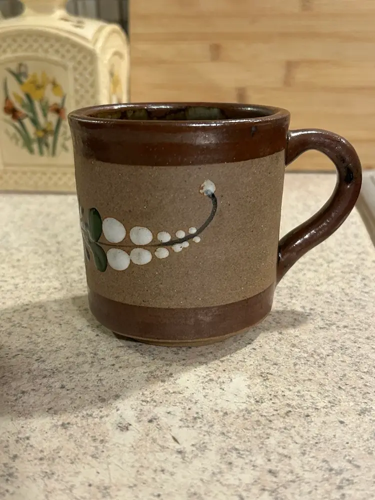 Vintage Tonala Mexican Ceramic Mug
