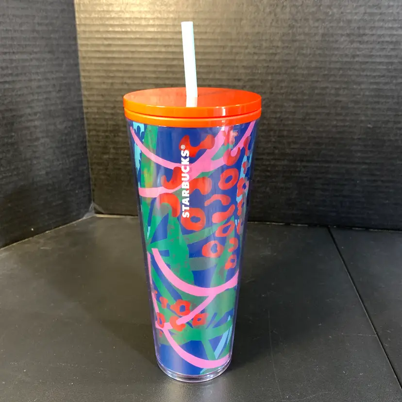 Starbucks 24oz Summer Jungle Leopard Print Tumbler 2021