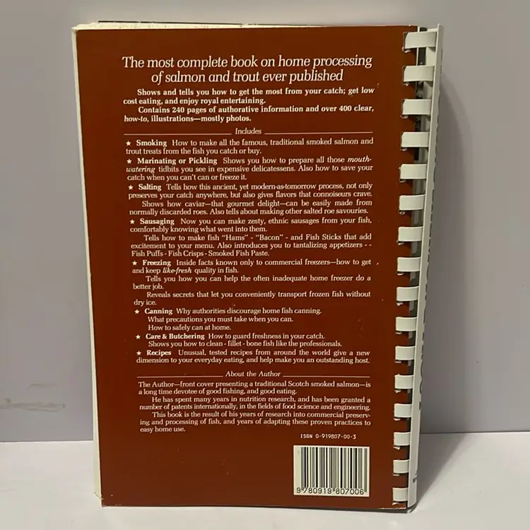 Smoking salmon and trout cookbook