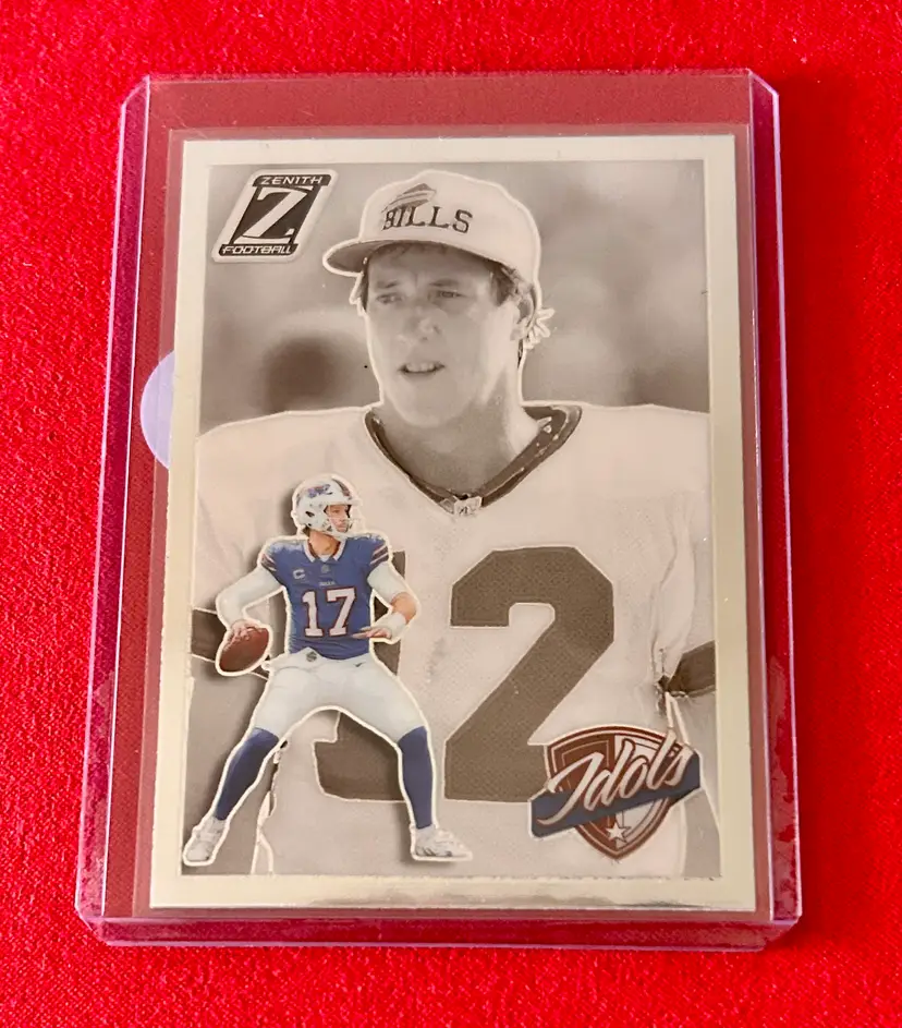 Josh Allen Zenith Idols Football Card