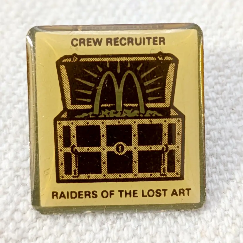Vintage McDonalds Crew Recruiter Pin