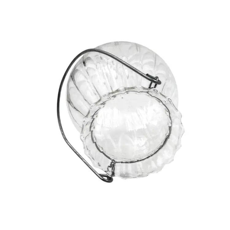 HANGING BLOWN GLASS CANDLE PLANT HOLDER By Pottery Barn