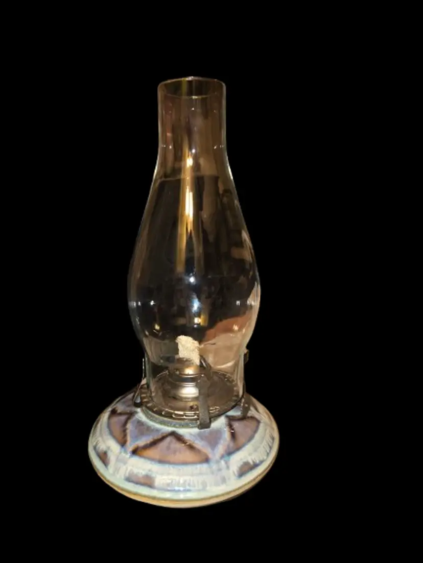 Bill Campbell Oil Lamp/vase