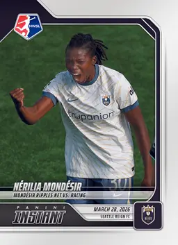 PRE SALE - Nerilia Mondesir - 2026 Panini Instant NWSL #25 - Base