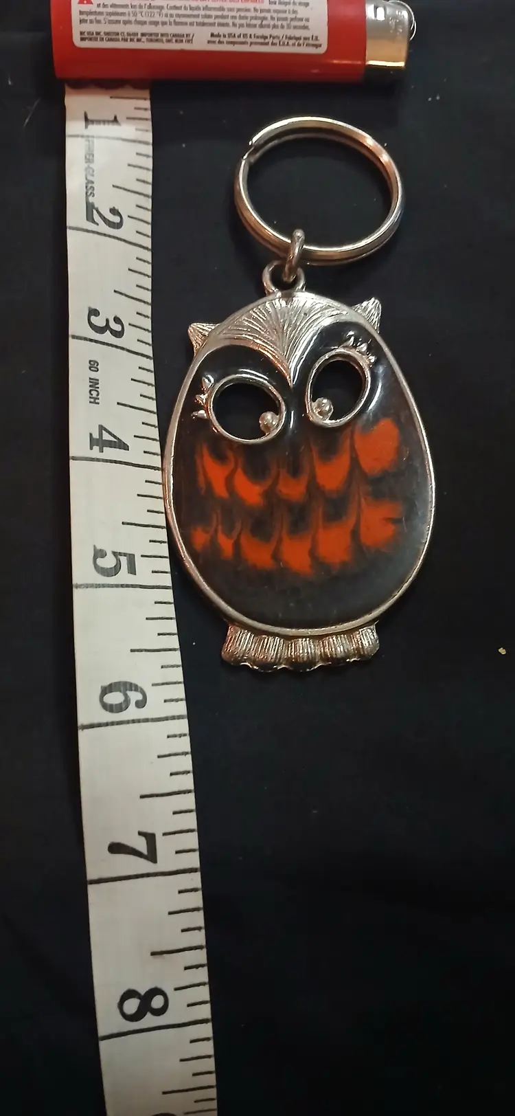 Vintage enamel  1970s Keychain