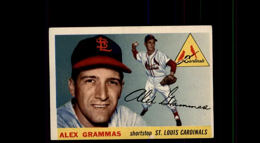 1955 Topps #21 Alex Grammas - (pk-tl1) - St. Louis Cardinals