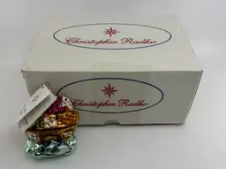Christopher Radko Petite Noah Vacancy Ornament 99-940-0 Glass Poland w/Tag 4”x3”