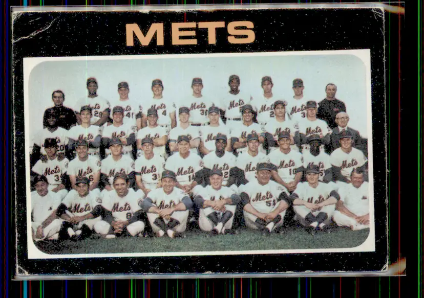 New York Mets Team Card 1971 Topps #641 - New York Mets - (pk8-534)