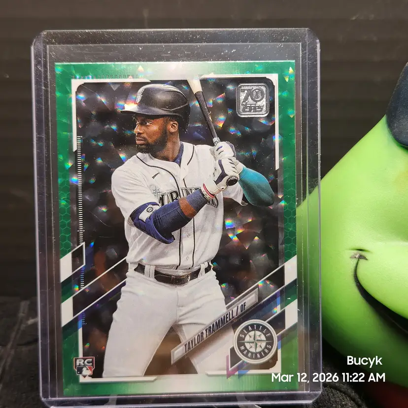 2020 Topps Update Green Foil - Taylor Trammell Seattle Mariners 364/499