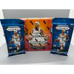 2024-25 NBA Panini Prizm Mega Box & 2 - 15 card packs.