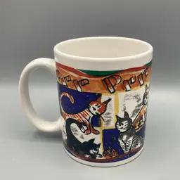 Houston Harvest Meow and Purr Cat Mug