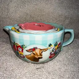 NOS The Pioneer Woman Sweet Romance Blossoms Measuring Cups Set Of 4