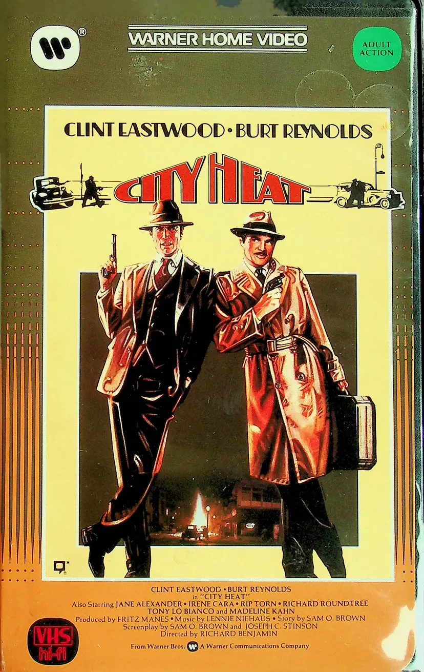 City Heat - VHS - Eastwood, Reynolds - Warner Home Video (1984) - PG - Pre-owned