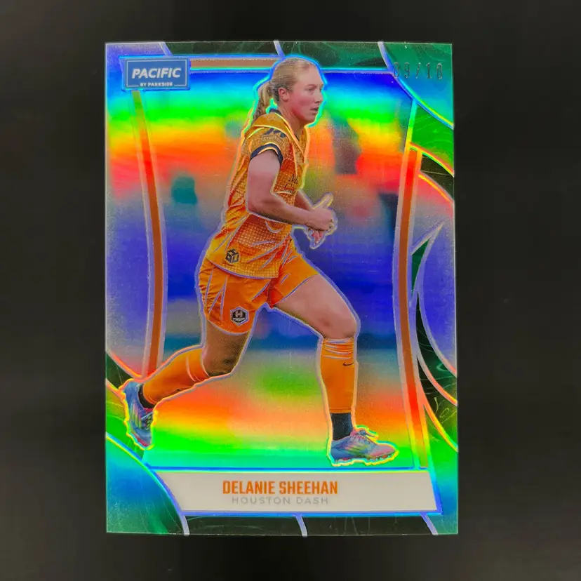 Delanie Sheehan 2025 Parkside Pacific NWSL Green /10 Soccer Card