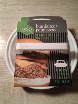 Cook's Kitchen Hamburger Patty Press