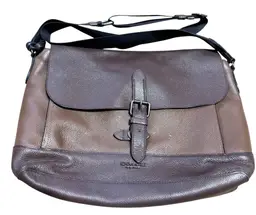 COACH Shoulder Bag 89894 Hudson Messenger Heritage Colorblock Leather Coin Purse