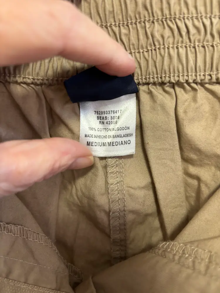 NWT Basic Edition Sz M Ladies Khaki Shorts