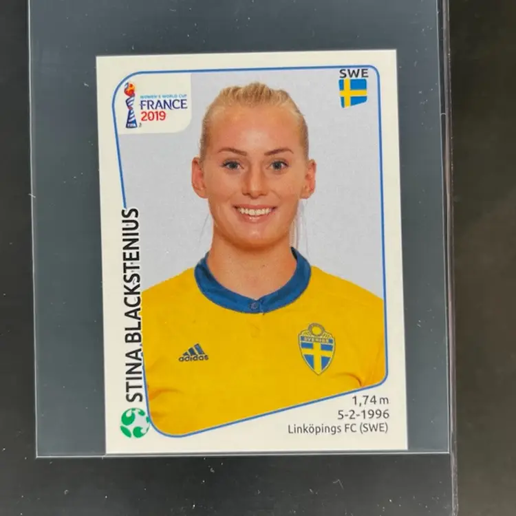 Stina Blackstenius 2019 Panini Women’s World Cup Sticker Sweden Soccer Card