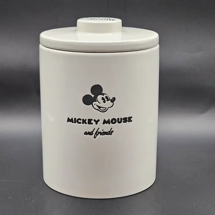 Disney Minnie Mouse Canister Cookie Jar Ceramic