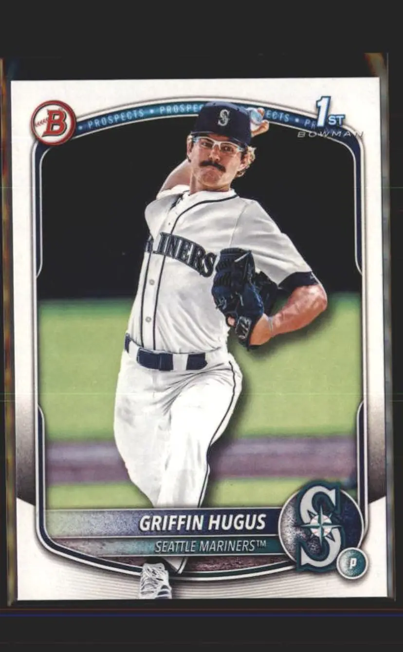 2025 Bowman Draft #BD-101 Griffin Hugus - (137) - Seattle Mariners