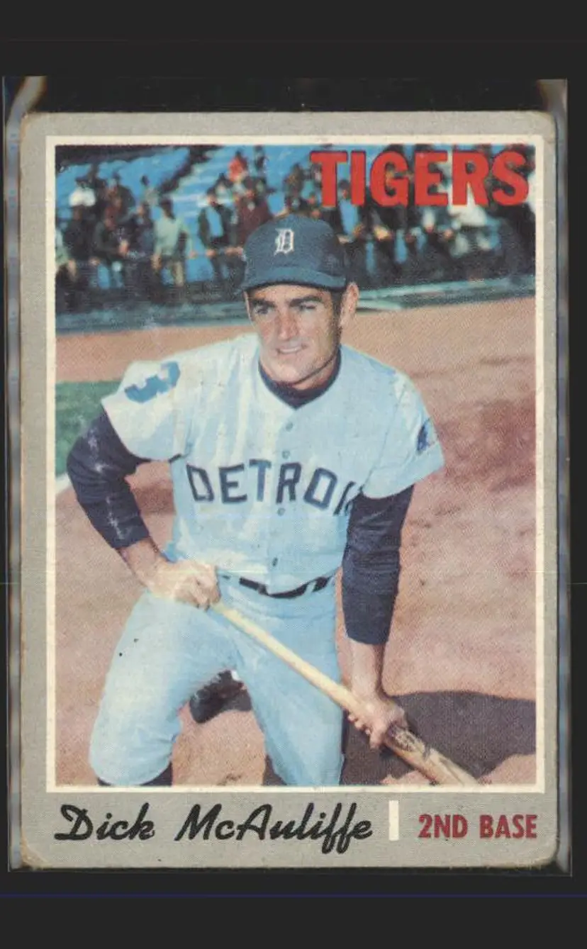 1970 Topps #475 Dick McAuliffe - (137) - Detroit Tigers