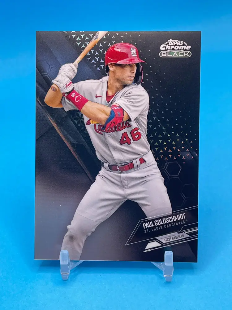 2021 Topps Chrome Black Refractors Paul Goldschmidt #/199 St. Louis Cardinals