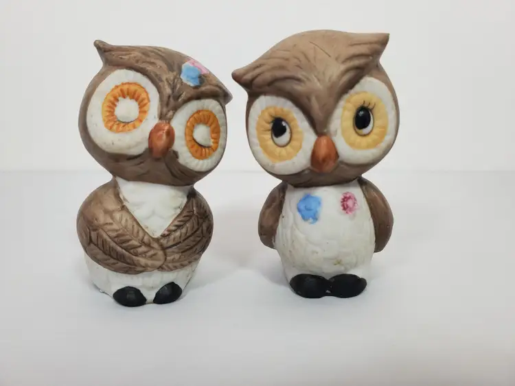 Owl S&P Shaker Set Ceramic