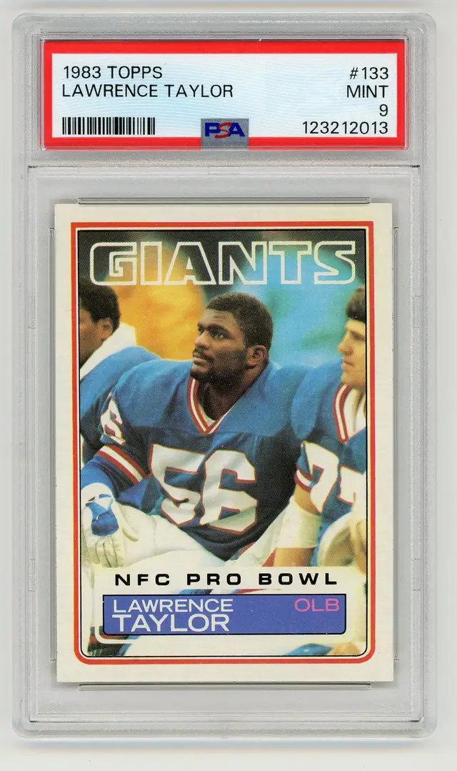 🏈 LAWRENCE TAYLOR | 1983 Topps #133 | PSA 9 MINT | NFC Pro Bowl | HOF CC431.