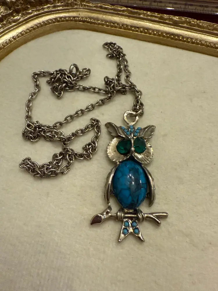 Vintage Owl Necklace