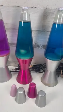Lot Of 5 Lava Lamps