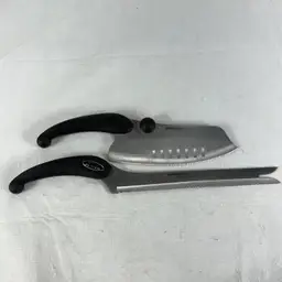 Lot of 2 Miracle Blade III Perfection Series All Purpose Slicer and Rock N Chop