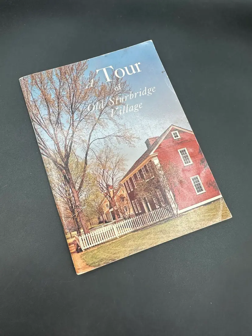 A Tour Of Old Sturbridge By Samuel Chamberlain Softcover Souvenir Booklet 1965