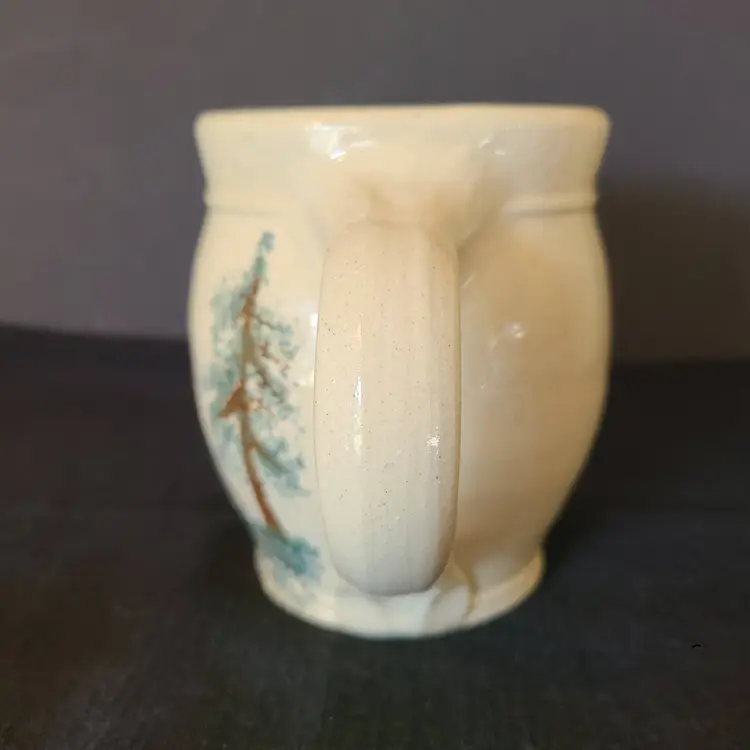 Vintage Rustic CabinCore Studio Pottery Moose Coffee Mug