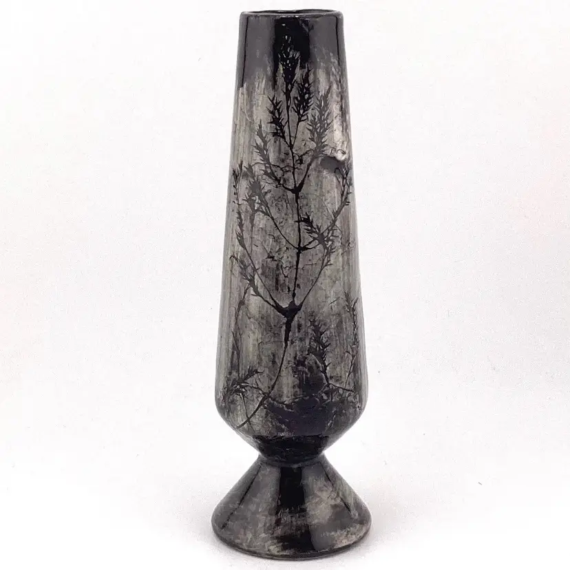 Signed Ceramic Bud Vase 2”x 6.25”