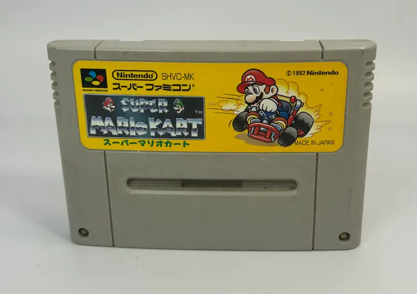 Vintage Nintendo Super Famicom 'Super Mario Kart' Cartridge Japan 1992 NOT TESTED