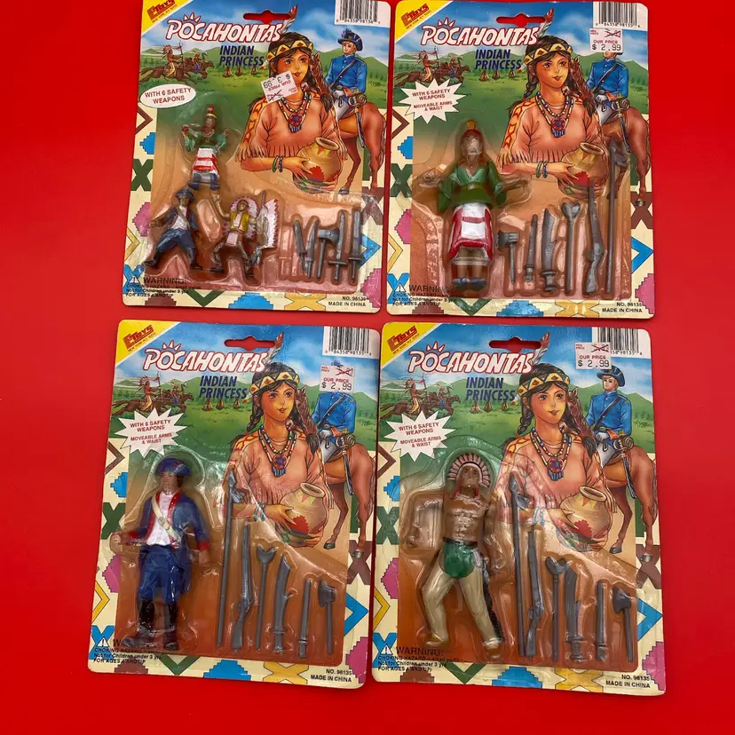 Pocahontas Indian Princess Complete Set of Figures & Miniatures - NOS EToys