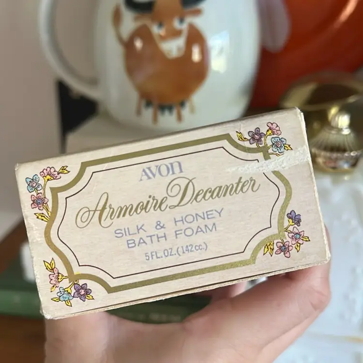 Vintage Avon Empty Decanter With Box