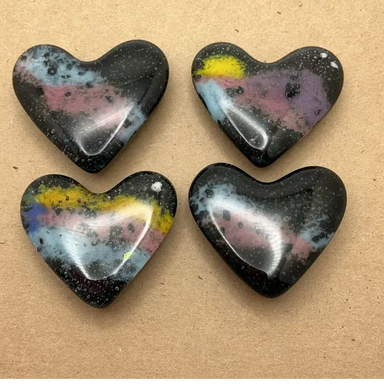 Made by Me! Fused Glass CHOICE Universe Galaxy Magnet Handcrafted Studio Art