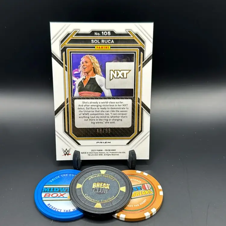 2023 Panini Prizm Sol Ruca Rc Red Disco 48/99 Nxt