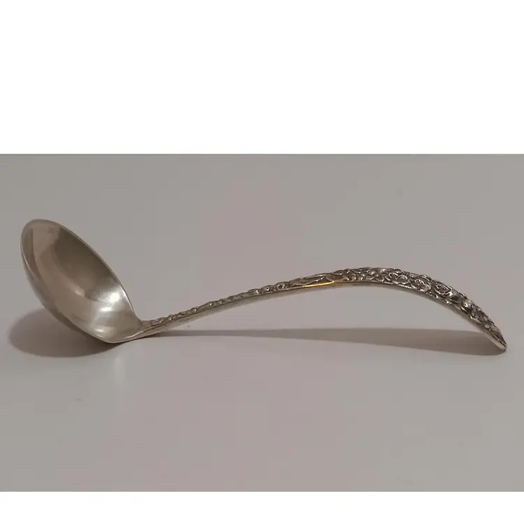 Sterling Silver Stieff Rose Cream Ladle