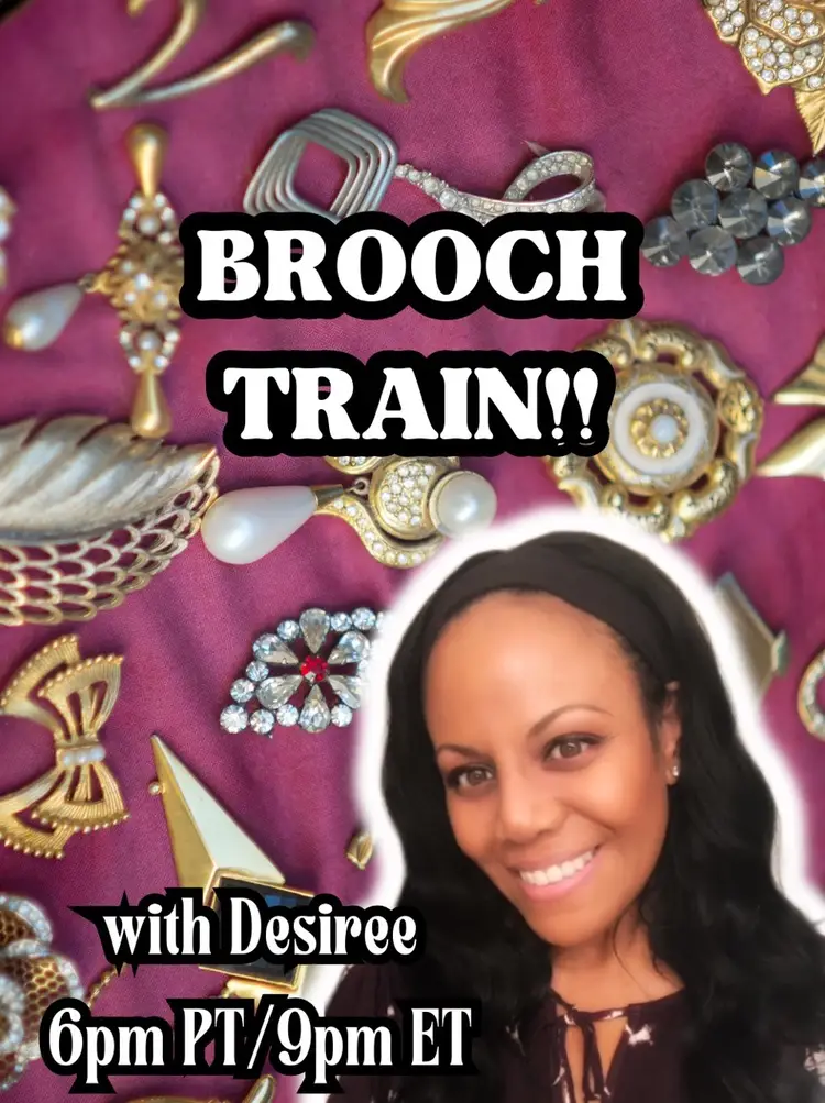 Brooch Train with Desiree! 