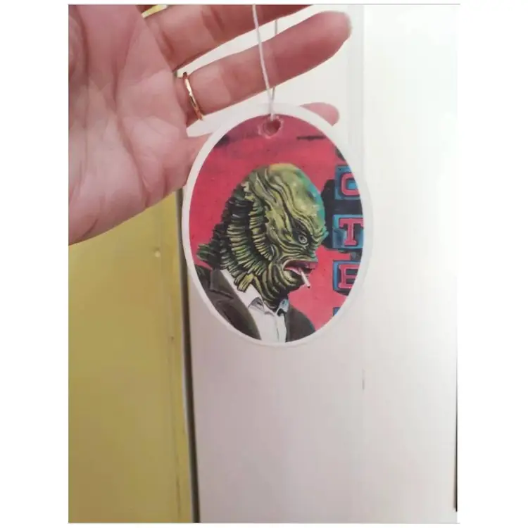 Swamp creature car air freshener