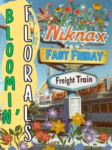 Blooming Florals! Fast Friday Freight Train W/Mcdees”l