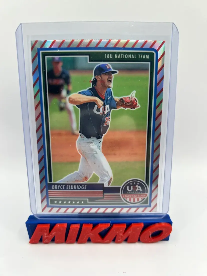 Bryce Eldridge 2023 USA Stars And Stripes Red Stripe Parallel