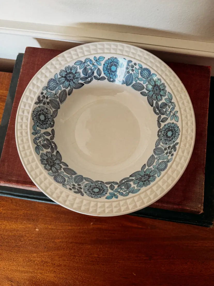 Pontesa Ironstone, The Castillian Collection TOLEDO Rimmed Serving Bowl - Made in Spain