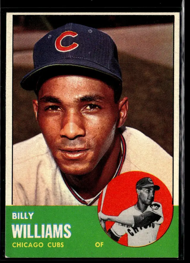 #189 Billy Williams 1963 Topps #353 *LIVE AUCTION*