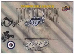 2024-25 Upper Deck MVP Above the Crease #AC16 Connor Hellebuyck Winnipeg Jets Hockey Card
