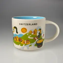 Starbucks SWITZERLAND You Are Here YAH 2018 Coffee Mug 14 oz