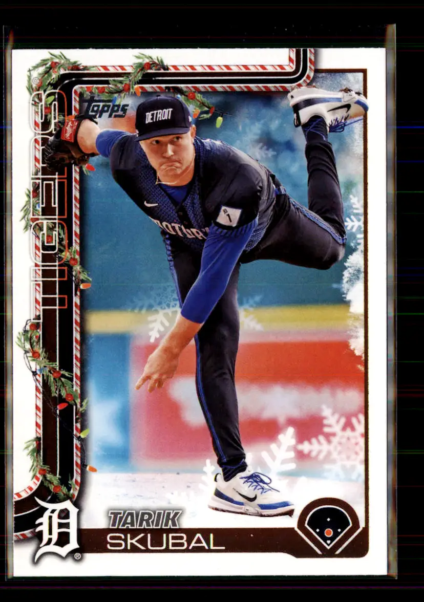 Tarik Skubal 2025 Topps Walmart Holiday #H74 - (135) - Detroit Tigers
