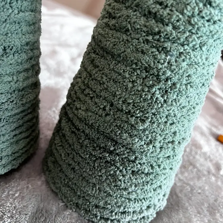 Handmade Sage Green DIY 18” Rustic Trees Table Top Spring Folkart Country Decor